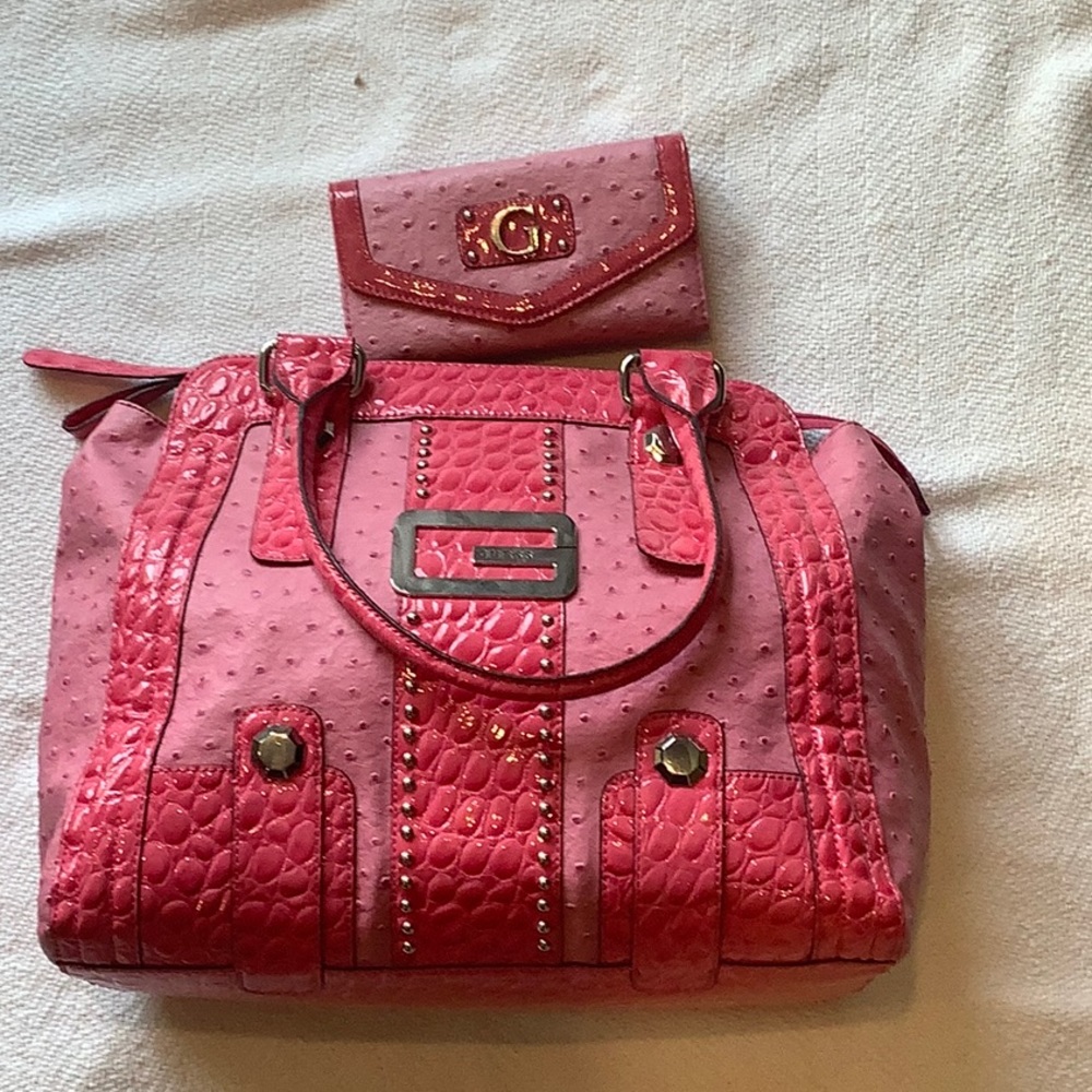 Guess Purse & Wallet - Bright Pink
